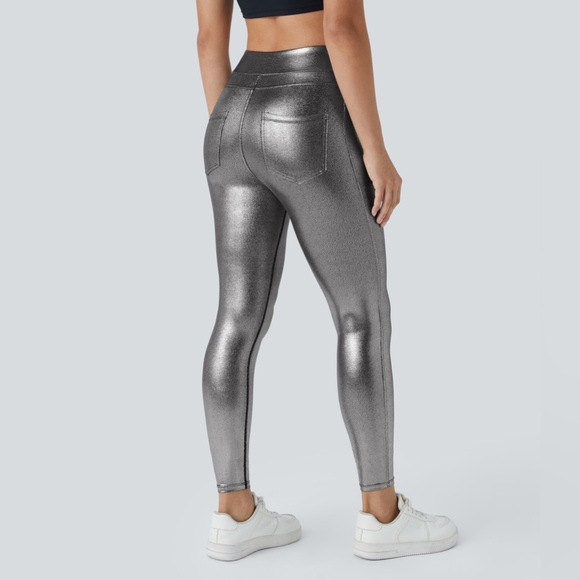 SoftlyZero™ Faux Leather High Waisted Pocket
Work Leggings - Picture 2 of 6